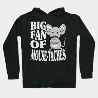 Funny Mouse With Moustache Hoodie